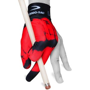 LONGONI Billiard POOL CUE GLOVE Fancy Hot Lips 5 for Left hand