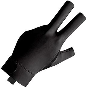 Pool Glove Breathable Billiard Gloves Anti-Skid 3 Fingers Snooker Billiard Gloves One-Size-Fits-All for Men & Women (Fit for Left Hand)
