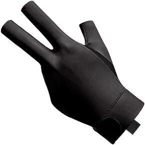 Pool Glove Three Open Fingers Billiards Glove Pool Cue Gloves for Snooker Cue Sports Gloves Billiards Match Gloves fits on Left Hand