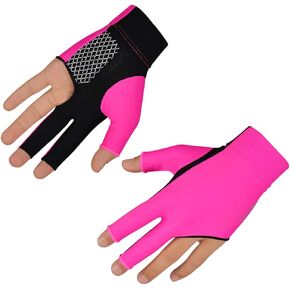 3 Exercise Accessories Billiard Cue Glove Billiard Sport Glove Pool Gloves Left Hand Finger Glove Hand