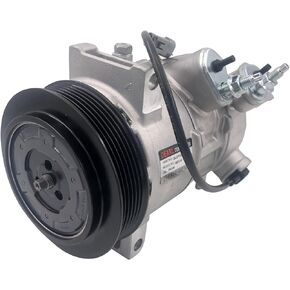 A/C AC air condition compressor with Clutch L4 1.8L 2.0L 2.4L compatible with Jeep 09-17 Compass Patriot / 09-12 Caliber 09 10 11 12 13 14 15 16 17 (2009 2010 2011 2012 2013 2014 2015 2016 2017)