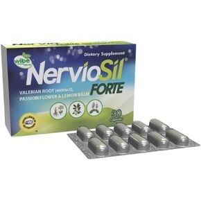 Forte Valerian Roots Dietary Supplements Herbal Extracts Passion Flowers & Lemon Balm 30 Capsules