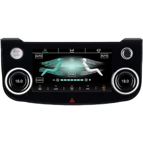 Touch Screen Climate Control Replacement for 2016-2019 Jaguar XE XEL XF XFL F-PACE HVAC Screen (XE Climate Control)