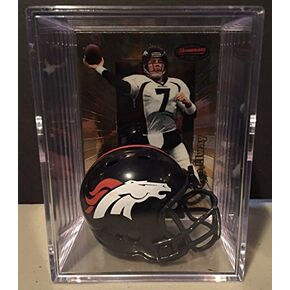 Denver NFL Helmet Shadowbox مع بطاقة John Elway in Saudi Arabia