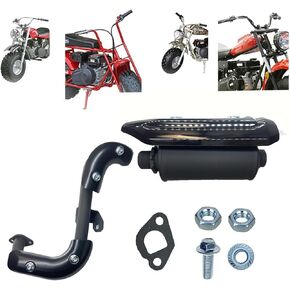 CT200U Mini Bike Silencer Kit with Pipe Exhaust for Coleman CT200U-EX BT200X Minibike