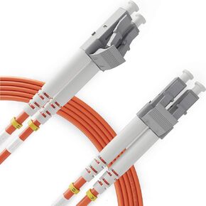 BEYONDTECH LC to LC Fiber Patch Cable Multimode Duplex - 1m (3.28ft) - 62.5/125um OM1 LSZH PureOptics Cable Series