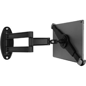 Foldable Tablet Wall Mount Holder for 9.5~14.5" iPad/Nexus/LG G Pads/e-Reader/Fire HD/Switch/Surface Pro,360°Adjustable Extension Articulating Arm Swivels Mount