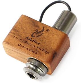 Adeline piezo transducer pickup very convenient for Acoustic Classical Guitar Ukulele Violin Cello Mandolin Banjo etc,The sound clear,warm and crisp.With volume control, no guitar drilling