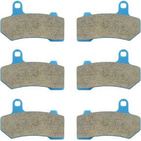 Front & Rear Brake Pads for Harley Davidson Road King/Electra Glide/Street Glide/Road Glide/V-Rod/Night Rod/CVO Limited Classic 2007-2022 42850-06A, 42897-08 - Ceramic Organic - 3 Sets in Kuwait