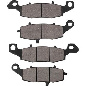 Front and Rear Brake Pads for Kawasaki VN900 Vulcan Classic/Classic LT 2006-2014, VN900 Vulcan Custom 2007-2014, VN1500 1999-2004, VN1600 Vulcan Classic 2001-2008, VN1700 Vulcan 2009-2014
