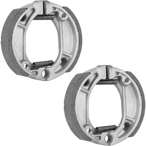 Front & Rear Brake Shoes for Honda CRF 70F 80F 100F 2004-14, CR 60R 83-84, XR 80R 100R 85-04, Ruckus NPS 50 50S 03-21, CHF 50/50 P/S Metropolitan 02-11 06430-GN1-731 - 2 Set