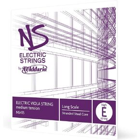 D'Addario NS Electric Viola Single A String, Long Scale, Medium Tension