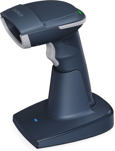Inateck 2D Barcode Scanner Bluetooth, Barcode Reader with 2.4Ghz Smart Base, Screen Scanning, BCST-54 Black in Saudi Arabia