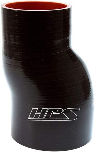 HPS Performance 3 "- 4" ID، 4 "طول، خرطوم توصيل مخفض من السيليكون، درجة حرارة عالية 4 طبقات معززة، أسود (HTSOR-300-400-L4-BLK) in Kuwait