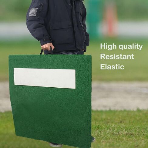 4'' Portable Durable Softball Baseball Pitching Mound Strong-Support Pitching Mound with 10mm Grass Surface for Pichers Outdoors in Saudi Arabia