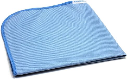 [Smooth Glass] Microfiber Window, Mirror and Glass Towel (16"x16") Blue - 5 Pack (Blue) in Saudi Arabia