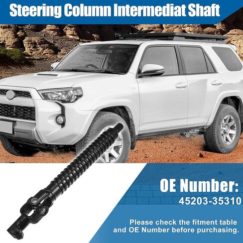 X AUTOHAUX Steering Shaft for Toyota 4Runner 2003-2009 for Toyota FJ Cruiser 2007-2010 for Lexus GX470 2003 2004 8 Cyl 4.7L Intermediate Steering Column 45203-35310 in Saudi Arabia