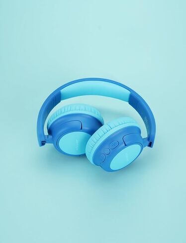 iClever BTH22 Kids Bluetooth Headphones for Toddler Travel, 60H Play Time | SafeSound Tech3.0, Stereo Sound, USB C Fast Charging, AUX Cable, Kids Wireless Headphones for Girls/Boys/Tablet/PC/School in Kuwait
