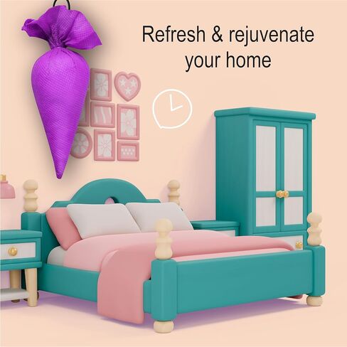 مخروط الكافور مانجالام (اللافندر) عبوة من قطعتين - معطر هواء للغرفة والسيارة والحمام in Kuwait