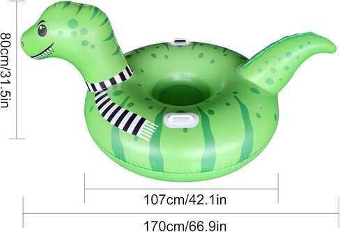 Lixada Thicken Snow Tube Inflatable Snow Sleds with Handles Winter Suitable for All People in Saudi Arabia
