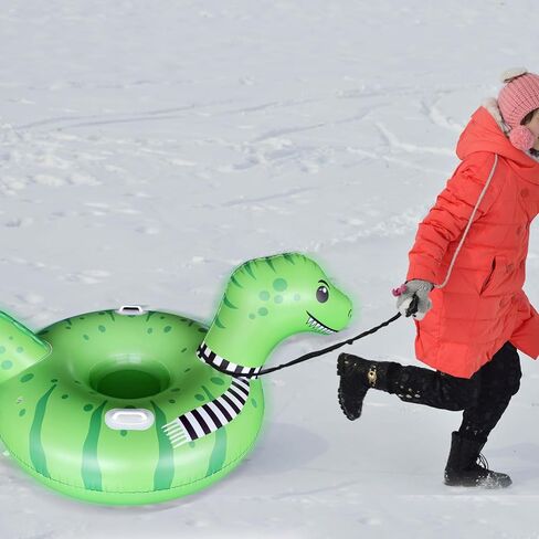 Lixada Thicken Snow Tube Inflatable Snow Sleds with Handles Winter Suitable for All People in Saudi Arabia