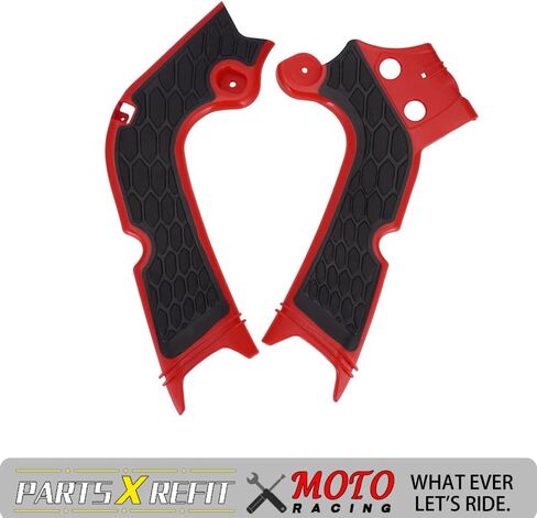 الترابية إطار دراجة هوائية قبضة دراجة نارية الإطار الحرس حامي ل CRF 450R 450RX 2017 2018 CRF 250R 250RX 2018 2019 الأحمر in Kuwait