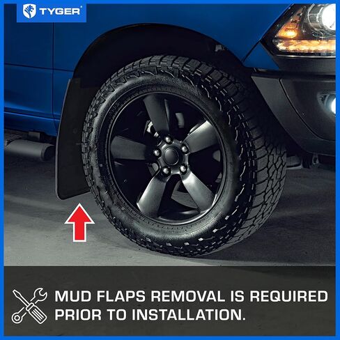 مشاعل Tyger Auto Fender متوافقة مع 2019-2023 Ram 1500 (غير مناسبة 2019-2023 Classic؛ Rebel؛ Warlock)، نمط أملس قابل للطلاء ومثبت بمسامير 4 قطع | TG-FF8D4478 in Saudi Arabia