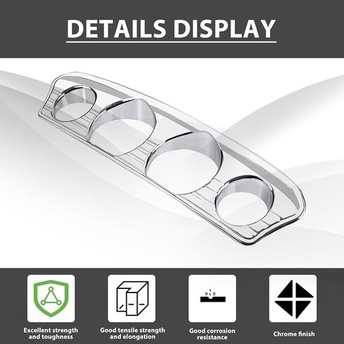 غطاء نقل عداد السرعة مناسب لـ Harley Touring Electra Glide Street Glide Tri Glide Ultra Limited 2014-2023 غطاء لوحة القياس من الكروم in Kuwait