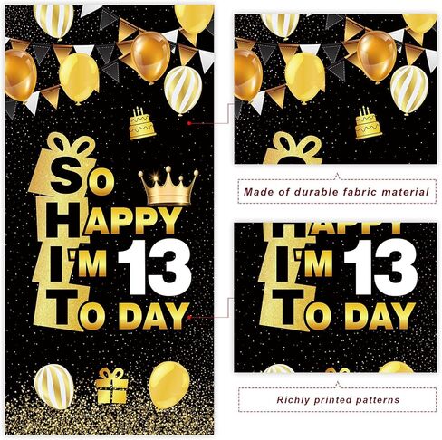 لافتة عيد ميلاد سعيد جدًا IM Fifty Today Happy 50th Cheers to 50 عامًا من ديكورات ديكورات عيد الميلاد من أجله والرجال والنساء المضحكة من لوازم حفلات عيد الميلاد الخمسين باللونين الأسود والذهبي in Saudi Arabia