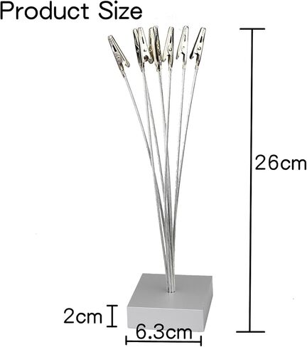 حامل صور بمشبك حامل مع 8 فروع، حامل مذكرة مكتبية حامل صور للطاولات، حامل هدايا شجرة المال مع مشابك لحفلات الزفاف وحفلات أعياد الميلاد in Kuwait