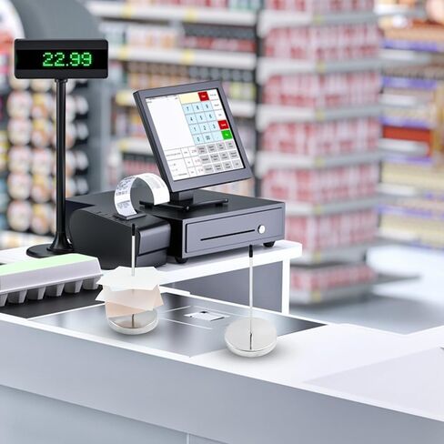 4 قطع من حامل الإيصالات، حامل إيصالات المطاعم، أداة تثبيت التذاكر المعدنية، عصا شوكة الفاتورة، عمود فحص، حامل مذكرة مكتب من الفولاذ المقاوم للصدأ، حامل إيصال in Kuwait