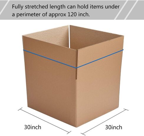 Coopay Large Heavy Duty Latex Rubber Bands Trash Can Bands for Office Supply, File Folders, Cat Litter Box, Size 12 inches, 30 Pack (Black) in Saudi Arabia