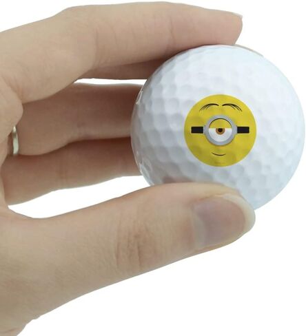 GRAPHICS & MORE Minions Stuart Face Novelty Golf Balls 3 Pack in Saudi Arabia