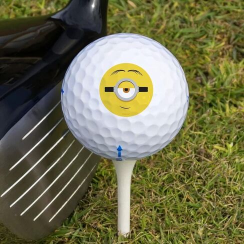 GRAPHICS & MORE Minions Stuart Face Novelty Golf Balls 3 Pack in Saudi Arabia