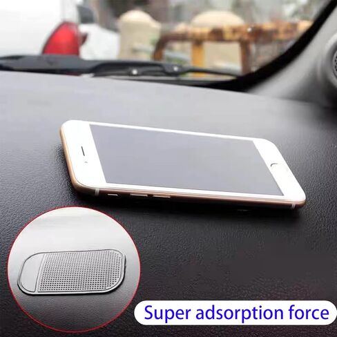 5 قطع لوحة لاصقة للوحة قيادة السيارة، حصيرة لاصقة مضادة للانزلاق، وسادة سحرية مضادة للانزلاق للوحة قيادة السيارة، كاشف الرادار، الهاتف الخلوي، المفاتيح، الزجاج، المرايا (أسود) in Kuwait