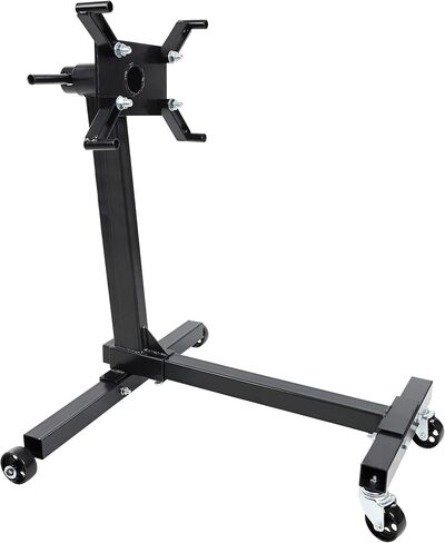 ABN Heavy Duty Engine Stand - 990lb Cap Adjustable Engine Motor Stand with Caster Wheels and 360-Degree Rotation in Saudi Arabia