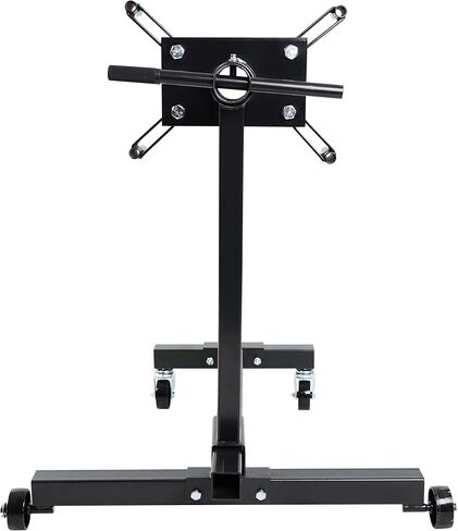ABN Heavy Duty Engine Stand - 990lb Cap Adjustable Engine Motor Stand with Caster Wheels and 360-Degree Rotation in Saudi Arabia