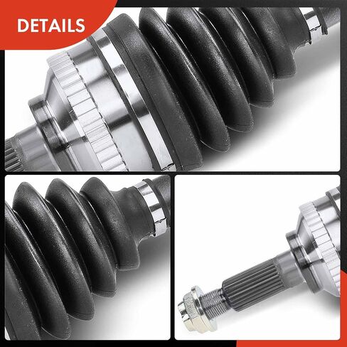 مجموعة عمود المحور A-Premium CV متوافقة مع Ford Escape 2001-2012 وMazda Tribute 2001-2009 وMercury Mariner 2006-2011، جانب الركاب الأمامي الأيمن in Kuwait
