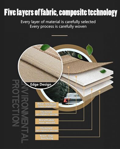 أغطية مقاعد السيارة من الكتان الأمامي، أغطية وسائد من الجلد الصناعي للسيارات، تناسب عالمي معظم السيارات وسيارات الدفع الرباعي وسيارات السيدان والشاحنات (رمادي) in Kuwait