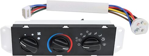 Heavy Duty Climate Control Module Replace 55037473AB for 1999-2004 Jeep TJ, 1999-2004 Jeep Wrangler HVAC Heater Climate Control Panel, Air Conditioning Control Module Panel Heater A/C Control Switch. in Saudi Arabia