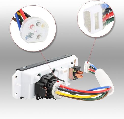 Heavy Duty Climate Control Module Replace 55037473AB for 1999-2004 Jeep TJ, 1999-2004 Jeep Wrangler HVAC Heater Climate Control Panel, Air Conditioning Control Module Panel Heater A/C Control Switch. in Saudi Arabia