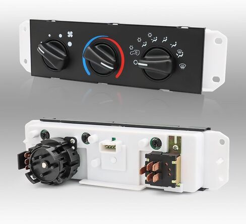 Heavy Duty Climate Control Module Replace 55037473AB for 1999-2004 Jeep TJ, 1999-2004 Jeep Wrangler HVAC Heater Climate Control Panel, Air Conditioning Control Module Panel Heater A/C Control Switch. in Saudi Arabia