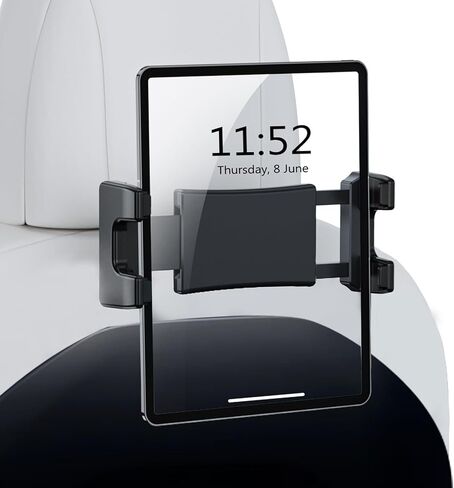 حامل الكمبيوتر اللوحي OHLPRO فقط لمسند رأس السيارة لحامل مقعد السيارة الخلفي Tesla-iPad، ملحقات رحلة الطريق الأساسية للأطفال، يناسب جميع أجهزة iPad Pro Air Mini مقاس 5-13 بوصة، وSamsung Galaxy Tab، وFire، وأجهزة Android اللوحية in Kuwait