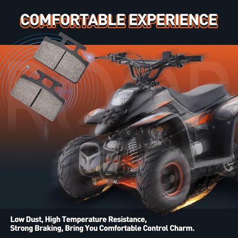 استبدال وسادات فرامل القرص الأمامي WOOSTAR لـ 50cc 70cc 90cc 110cc 125cc 150cc GY6 Baja Jonway Lance Dirt Pit Bike الصينية ATV 4 Wheeler Scooter in Kuwait