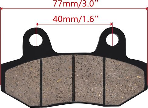 استبدال وسادات فرامل القرص الأمامي WOOSTAR لـ 50cc 70cc 90cc 110cc 125cc 150cc GY6 Baja Jonway Lance Dirt Pit Bike الصينية ATV 4 Wheeler Scooter in Kuwait