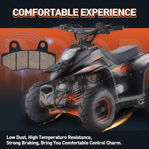 استبدال وسادات فرامل القرص الأمامي WOOSTAR لـ 50cc 70cc 90cc 110cc 125cc 150cc GY6 Baja Jonway Lance Dirt Pit Bike الصينية ATV 4 Wheeler Scooter in Kuwait