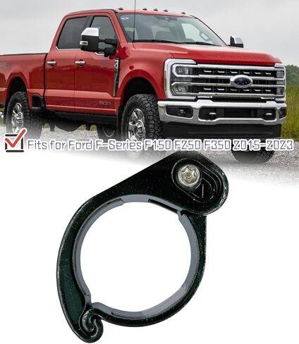 قفل الباب الخلفي المضاد للسرقة يناسب Ford F-Series F150 F250 F350 2015-2023، جهاز قفل الباب الخلفي المضاد للسرقة لشاحنة بيك اب، سبائك الألومنيوم باللون الأسود in Kuwait