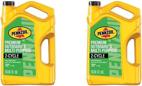 Pennzoil Outdoor Premium Outboard & Multi-Purpose 2 Cycle Engine Oil, 1 Gallon (3-Pack) in Saudi Arabia