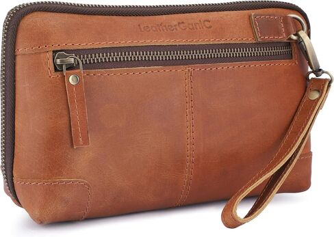 Leather Cord Organiser Pouch, Portable Tech Bag with Zipper Closure, Electronic Organizer Travel Case, Cable Organizer, Cord Organizer, Cruise Ship Essentials - TAN in Saudi Arabia