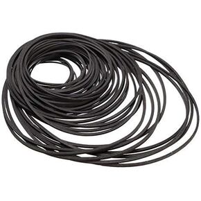 50PCS 40-130MM Mixed Square Cassette Tape Machine Recorder Rubber Belt for Repair Walkman CD DVD Drives - 1mm Thickness